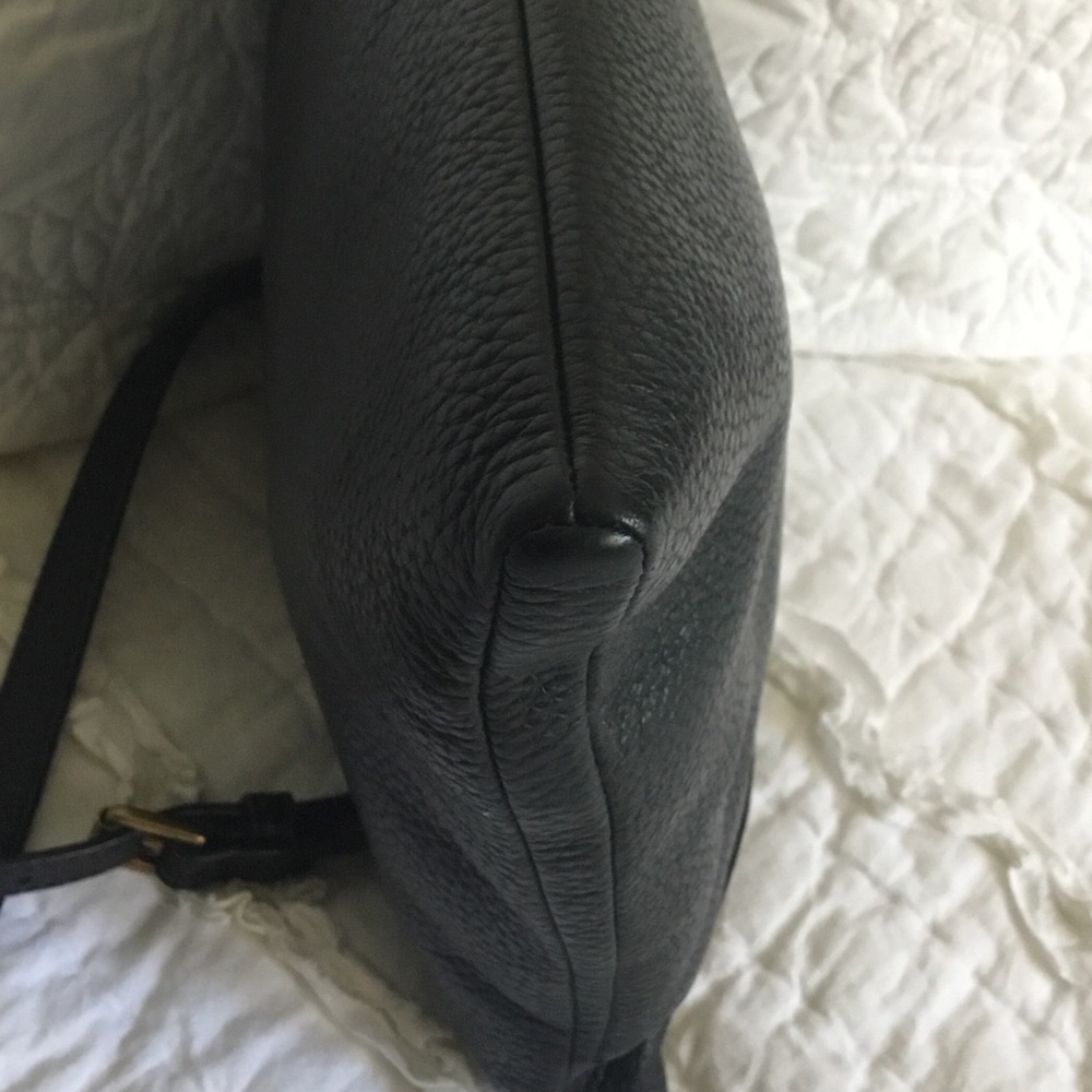 Fossil Black Leather Multi Pocket Crossbody Bag - Picture 10 of 12
